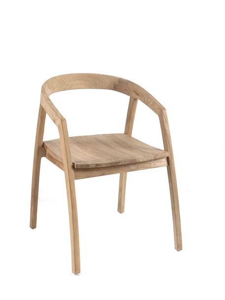 Gescova armstoel Jakarta in teak (met of zonder zitkussen) - 1